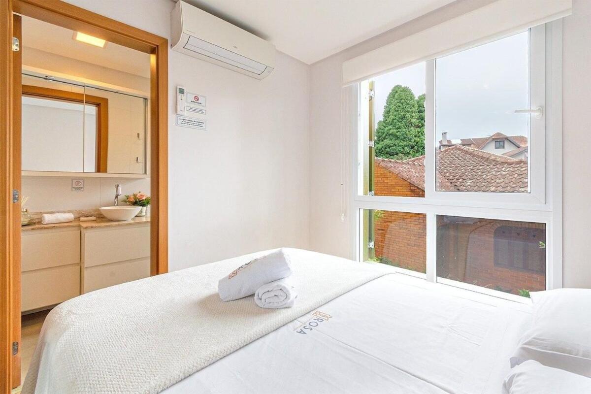 Rosa Edificio Giovani Pizetta Apartman Gramado Kültér fotó
